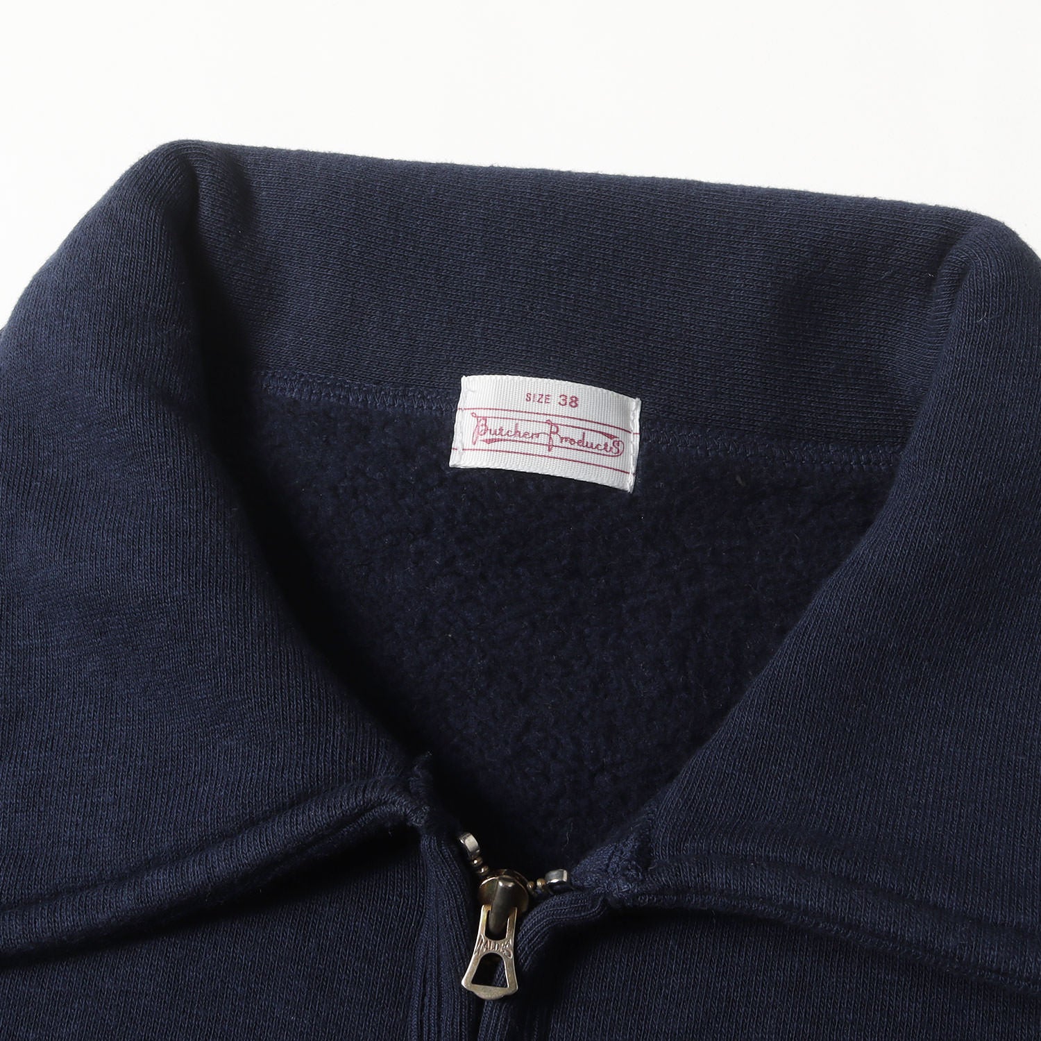 BUTCHER PRODUCTS ハーフジップスウェット38 ネイビー 【公式通販】