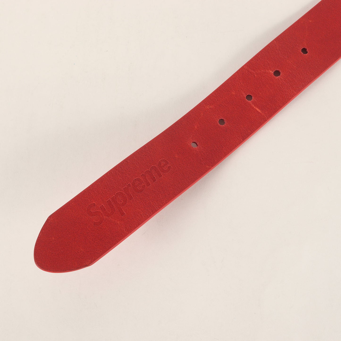 22SS ブランドロゴ カウレザー ベルト(Repeat Leather Belt)