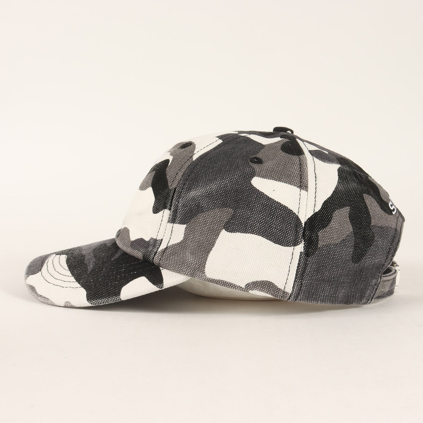 25AW キャンバス Sロゴ 6パネルキャップ(Pigment Coated Canvas S Logo 6-Panel)