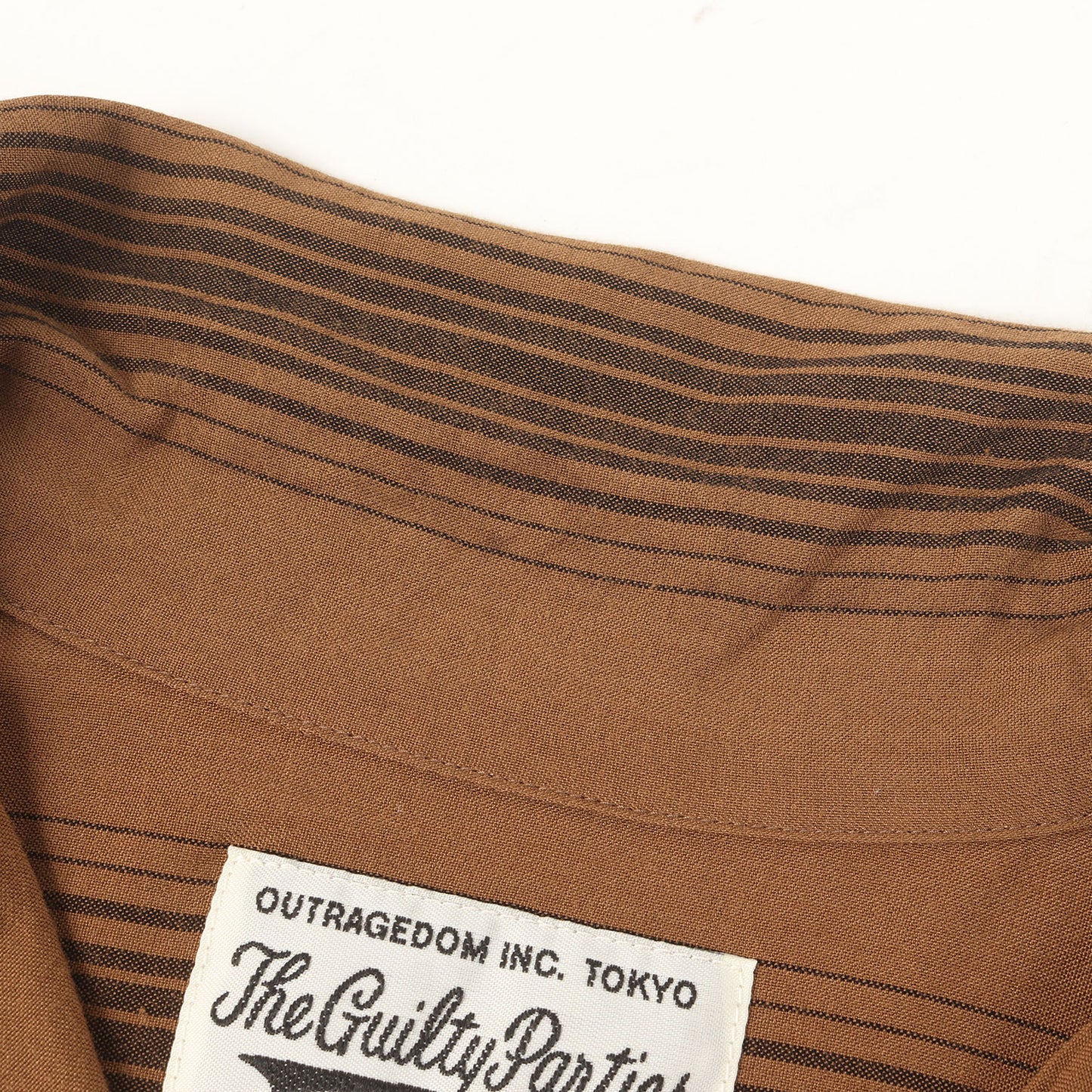 23SS ストライプ レーヨン オープンカラー 半袖シャツ(STRIPED OPEN COLLAR SHIRT S/S)