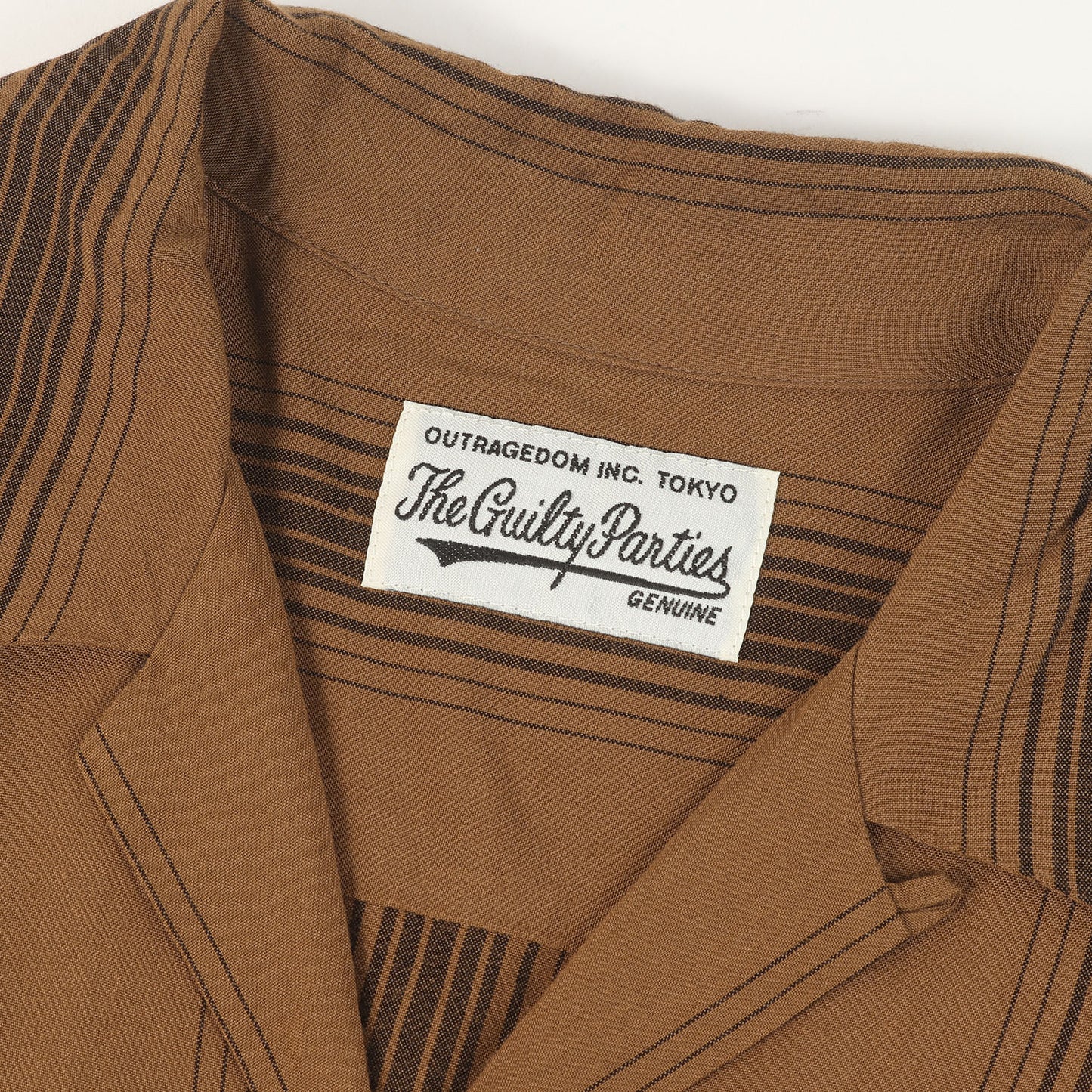 23SS ストライプ レーヨン オープンカラー 半袖シャツ(STRIPED OPEN COLLAR SHIRT S/S)