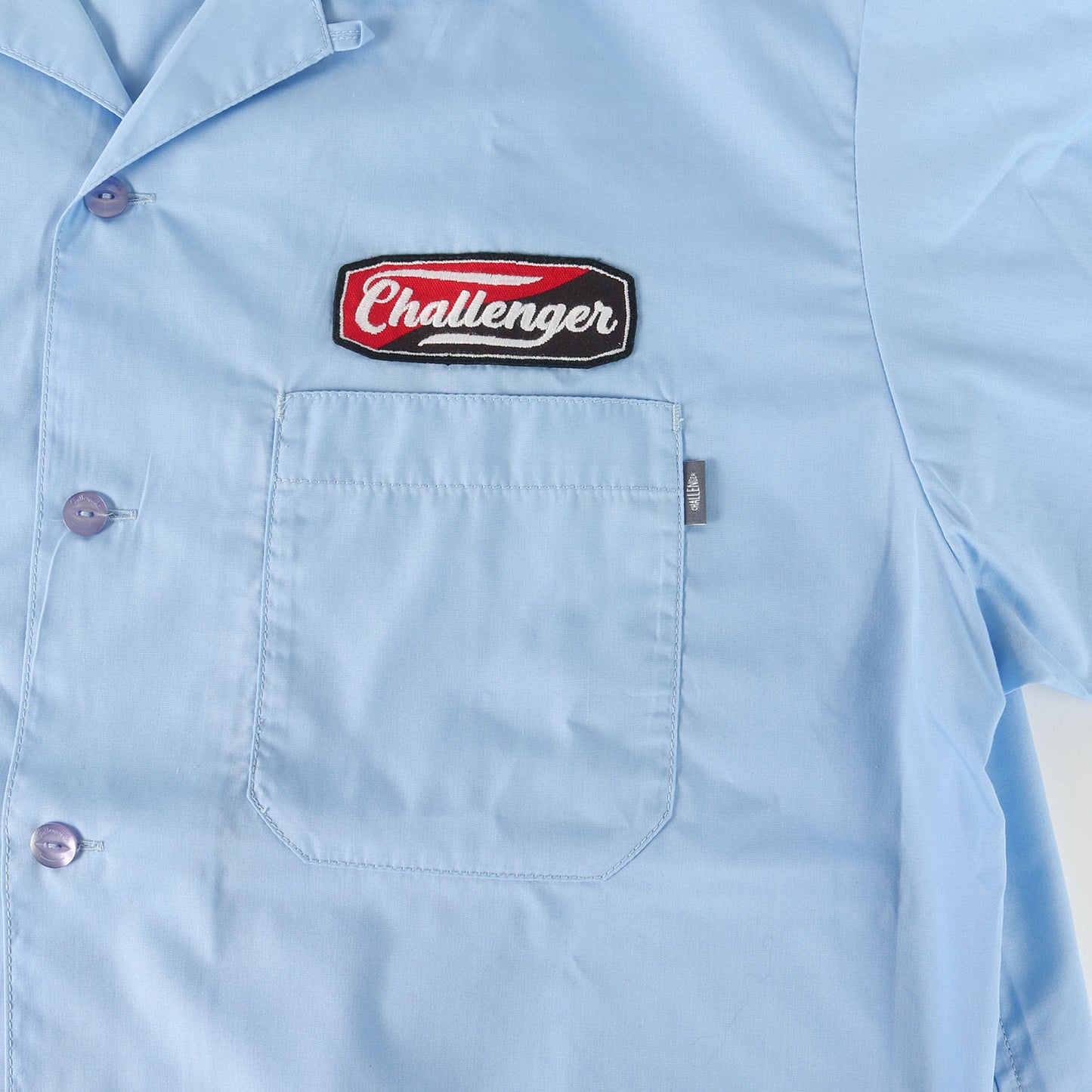25SS パッチ付き T/C オープンカラー ワーク 半袖シャツ (S/S PATCHED WORK SHIRT)