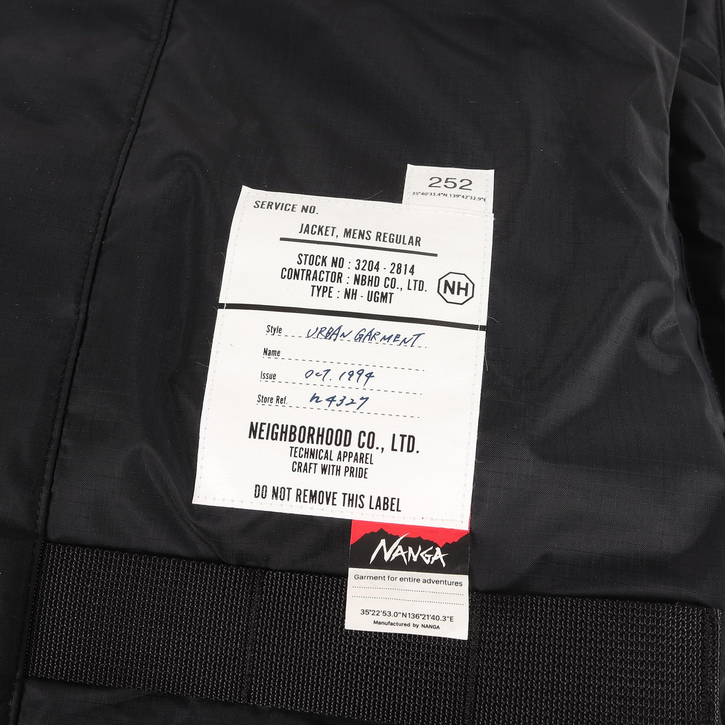 25AW ×NANGA タクティカル ダウンベスト(TACTICAL DOWN VEST)