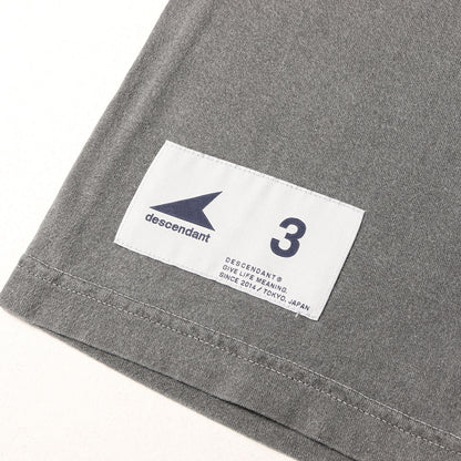 24SS ピグメントダイ加工 クルーネック Tシャツ(HORIZON SS PIGMENT DYE)