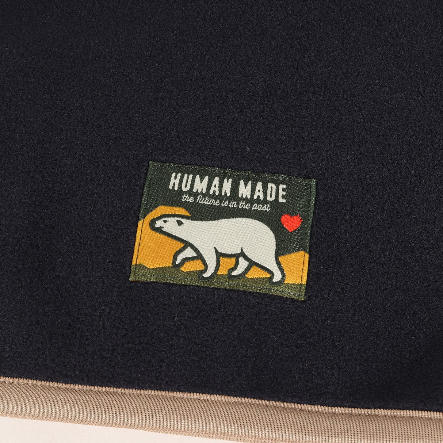 24AW ハートロゴ ハーフジップ プルオーバー フリース