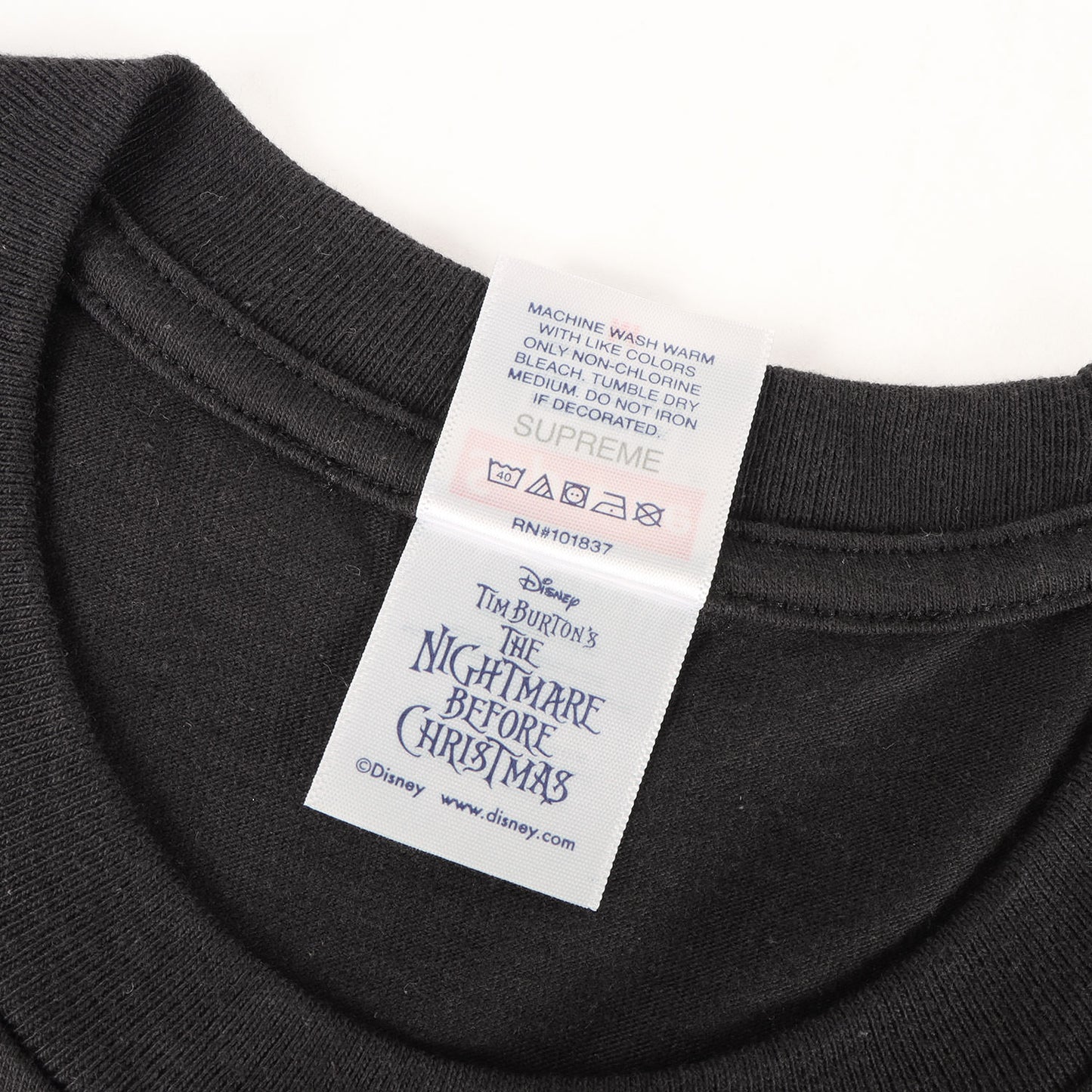 23AW ×The Nightmare Before Christmas ジャック・スケリントン Tシャツ(Skeleton Tee)