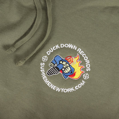 22AW ×Duck Down Records アイコン刺繍 スウェット パーカー(Hooded Sweatshirt)