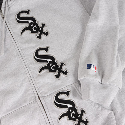 25AW ×Chicago White Sox 裏地チェック ジップ スウェットパーカー(Zip Up Hooded Sweatshirt)