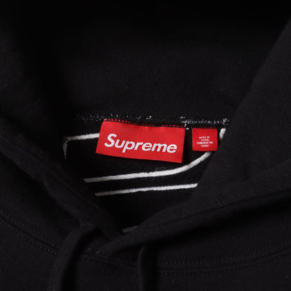 25AW ビッグサテンアップリケ スウェットパーカー(Satin Applique Hooded Sweatshirt)