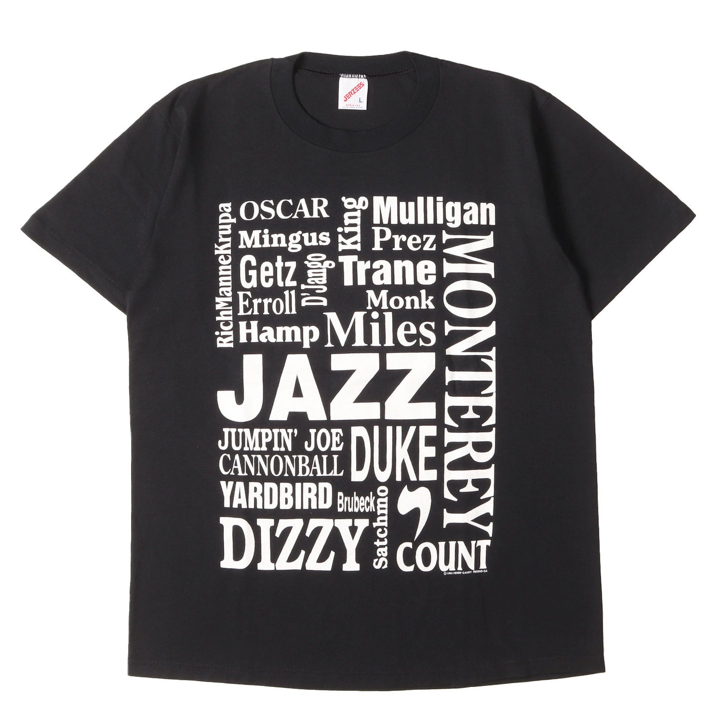 90s Penny Candy ジャズ アーティストロゴ Tシャツ / USA製 JERZEES