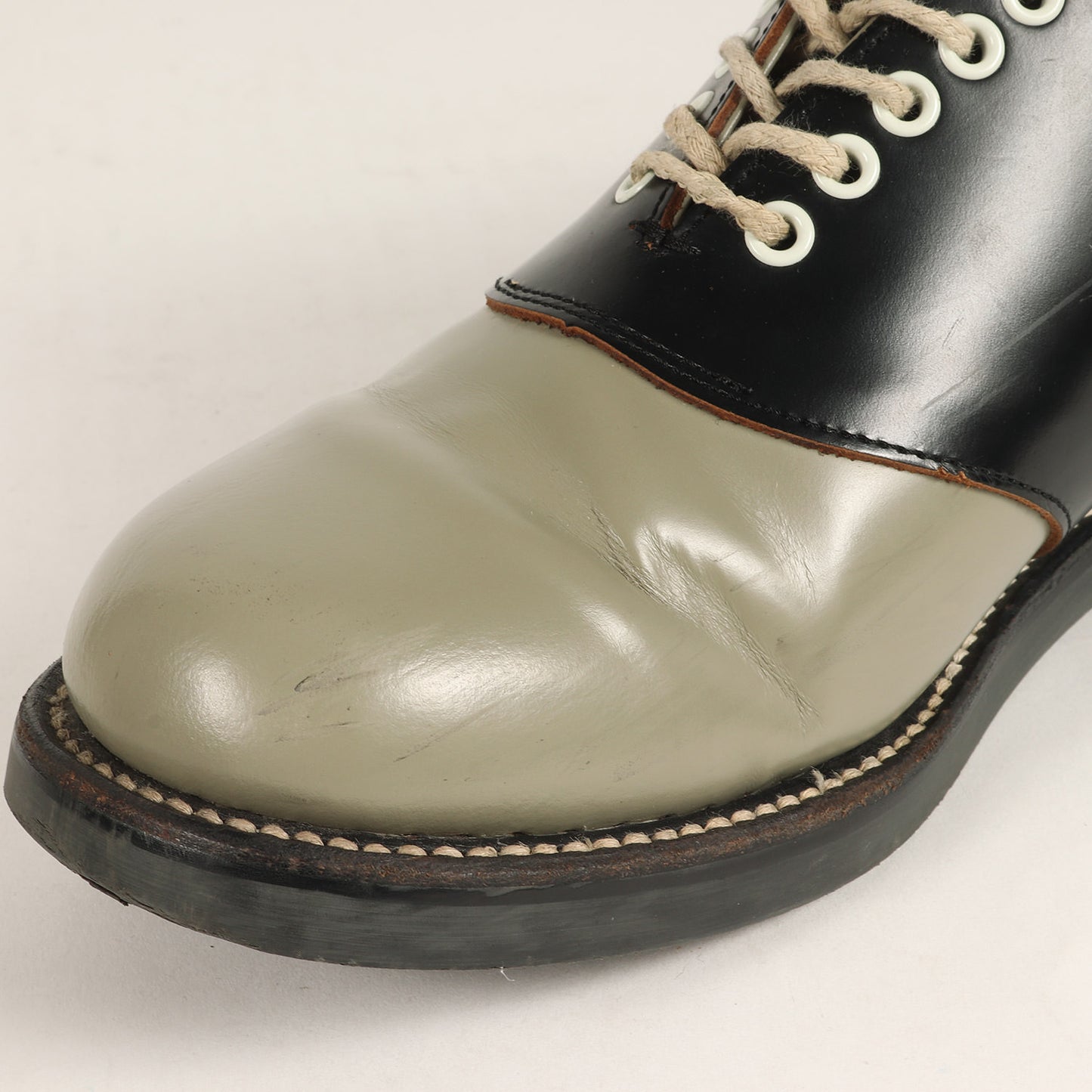 レザー サドルシューズ (Saddle Shoes)