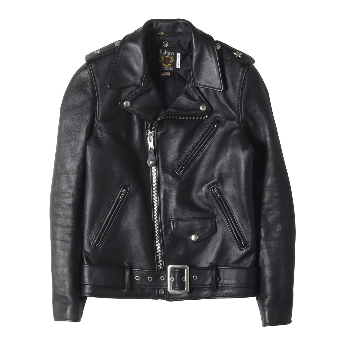 [USA製 613UST] ワンスター トール レザー ダブル ライダースジャケット (ONESTAR TALL)