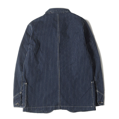 [直営店限定] ストライプ デニム カバーオール (OLD HICKORY WORK JACKET)