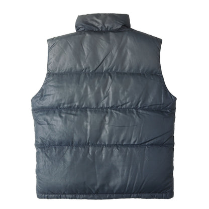 [雰囲気抜群] 80s 茶タグ リップストップ ナイロン ダウンベスト USA製