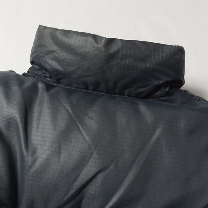 [雰囲気抜群] 80s 茶タグ リップストップ ナイロン ダウンベスト USA製