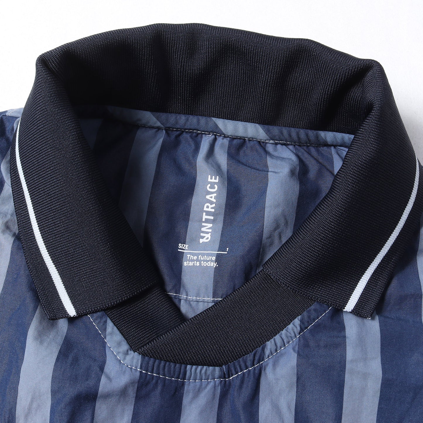 24SS ストライプ オーバーサイズ ゲームシャツ(STRIPE FOOTBALL GAME SHIRT S/S)