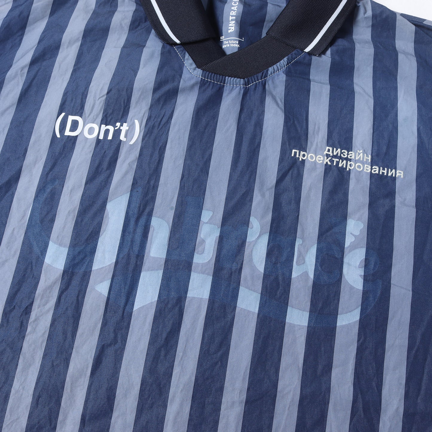24SS ストライプ オーバーサイズ ゲームシャツ(STRIPE FOOTBALL GAME SHIRT S/S)