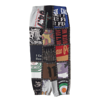 25AW ×NUMBER (N)INE パッチワーク スウェットパンツ(Patchwork Sweatpant)