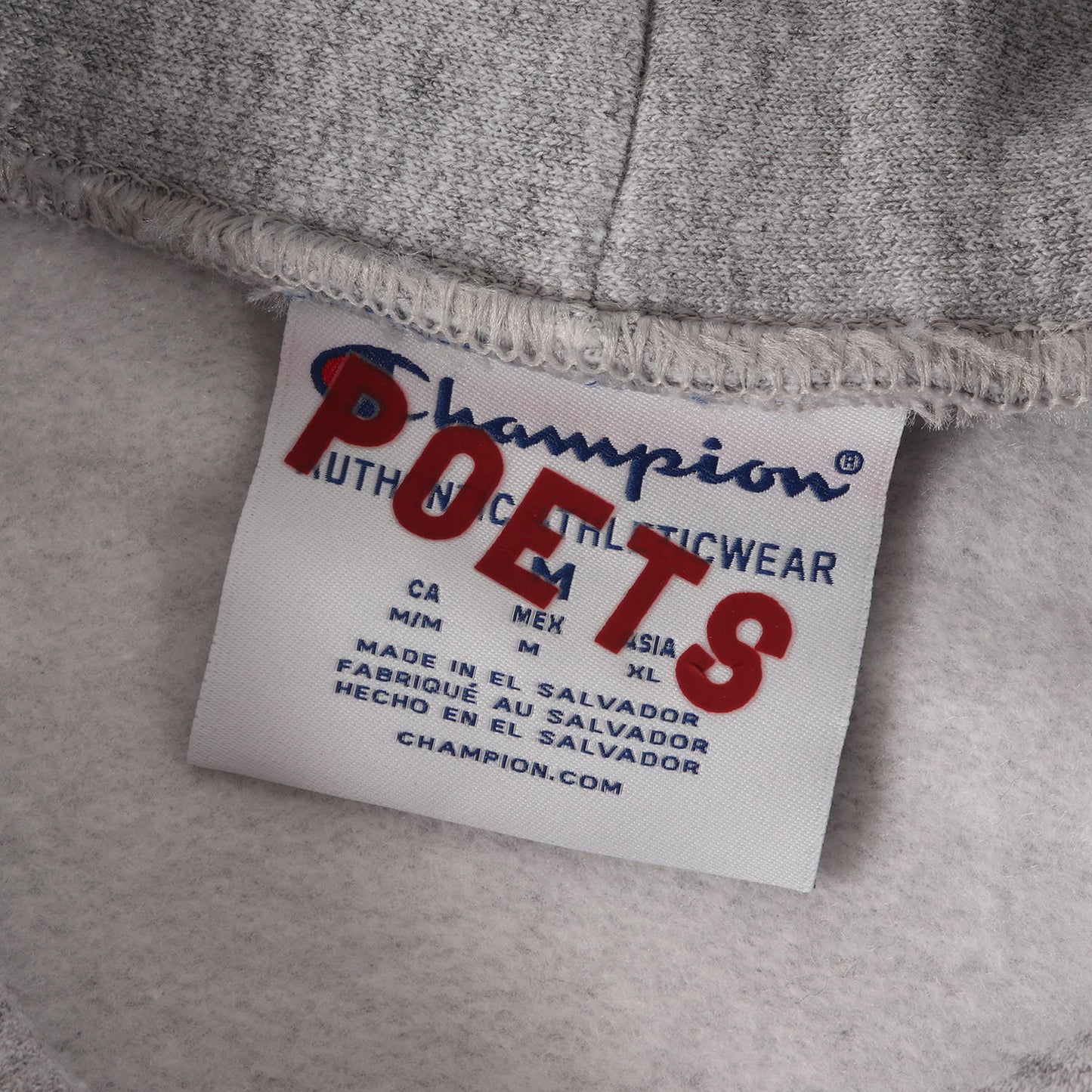 ×Champion フロッキープリント スウェットパーカー