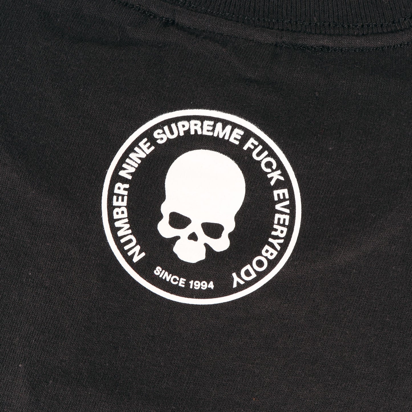 25AW ×NUMBER (N)INE メッセージロゴ Tシャツ(Shut Up Tee)