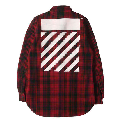 アイコンプリント ヘビー ウール チェックシャツ(WOOL TARTAN SHIRT)