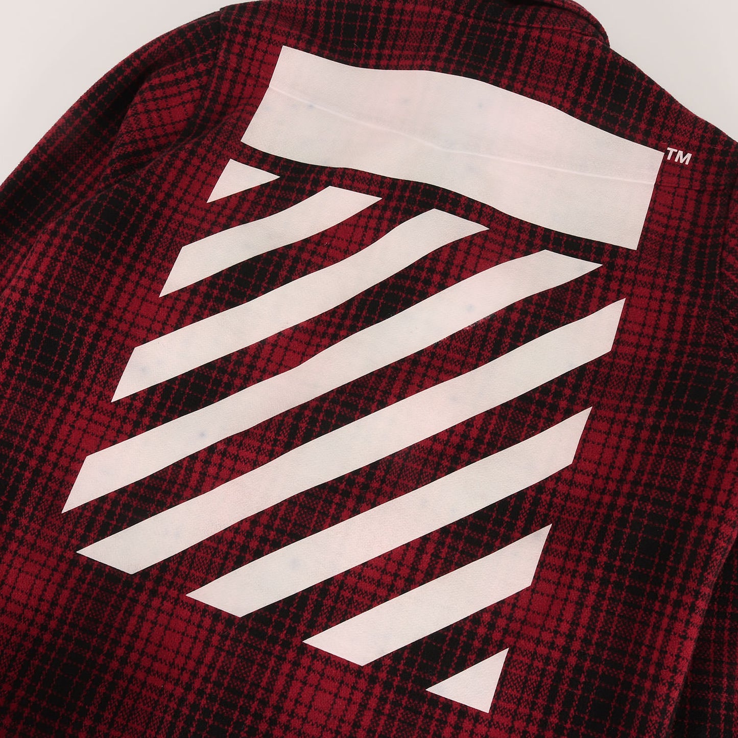 アイコンプリント ヘビー ウール チェックシャツ(WOOL TARTAN SHIRT)