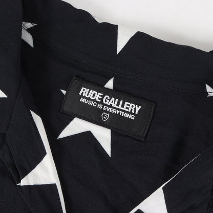 22SS スター柄 レーヨン オープンカラーシャツ(STARMAN OPEN COLLAR SHIRT)
