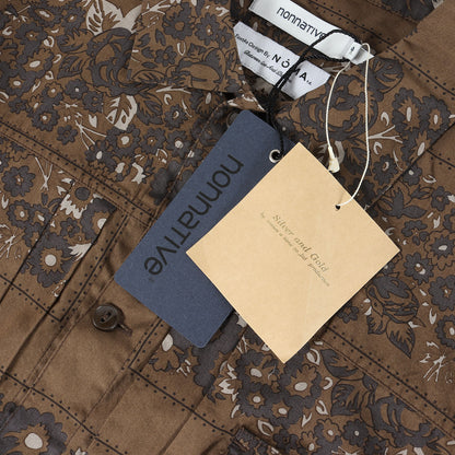 22SA ×NOMA t.d. バンダナ柄 トラッカーシャツ(TRUCKER L/S SHIRT COTTON BROAD)