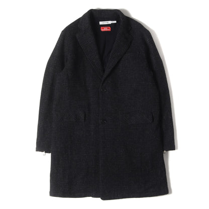 WINDSTOPPER グレンチェック ウール チェスターコート(OFFICER COAT WOOL GLEN PLAID)