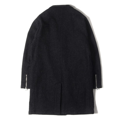 WINDSTOPPER グレンチェック ウール チェスターコート(OFFICER COAT WOOL GLEN PLAID)