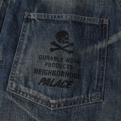 25AW ×PALACE ダメージ加工 サベージ 1st デニムジャケット(SAVAGE DENIM JACKET)