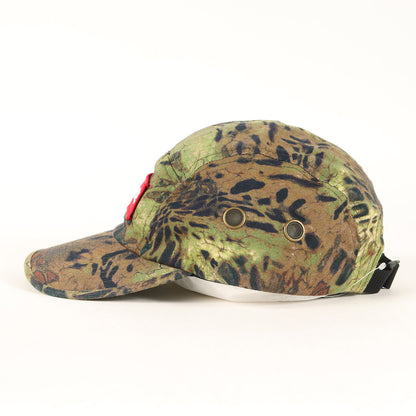 22SS カモフラージュ ミリタリー BOXロゴ キャンプキャップ(Military Camp Cap)