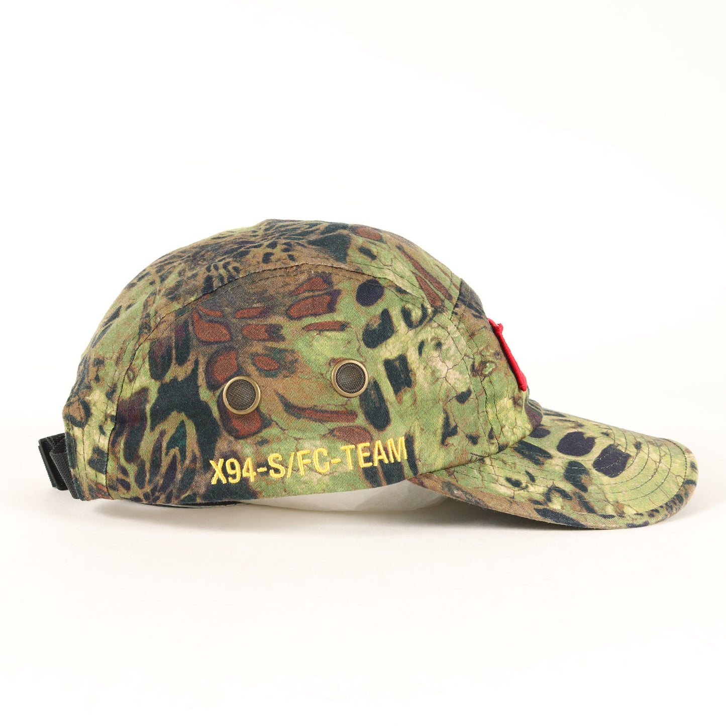 22SS カモフラージュ ミリタリー BOXロゴ キャンプキャップ(Military Camp Cap)