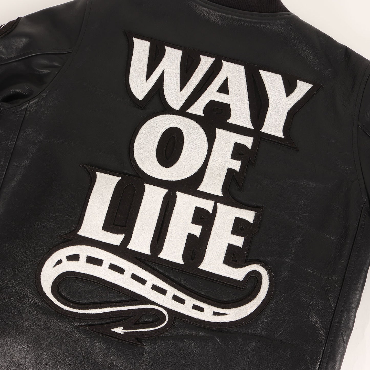 25SS 20周年記念 初売り限定 ×NEIGHBORHOOD ×WTAPS オールレザー バーシティジャケット(20th ALL LEATHER JACKET)