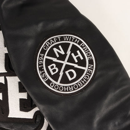 25SS 20周年記念 初売り限定 ×NEIGHBORHOOD ×WTAPS オールレザー バーシティジャケット(20th ALL LEATHER JACKET)