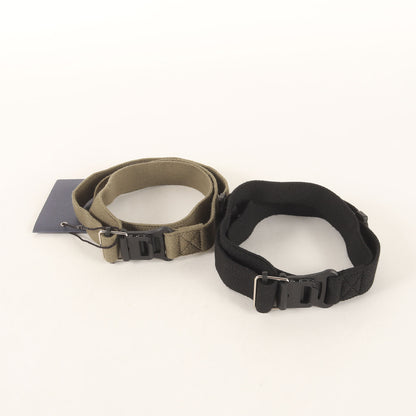 20SS フィドロックバックル ベルト 2色セット(ALPINIST BELT ELASTIC TAPE WITH FIDLOCK BUCKLE)