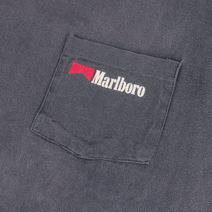 [雰囲気抜群] 90s Marlboro マルボロ マルボロマン ポケット Tシャツ USA製
