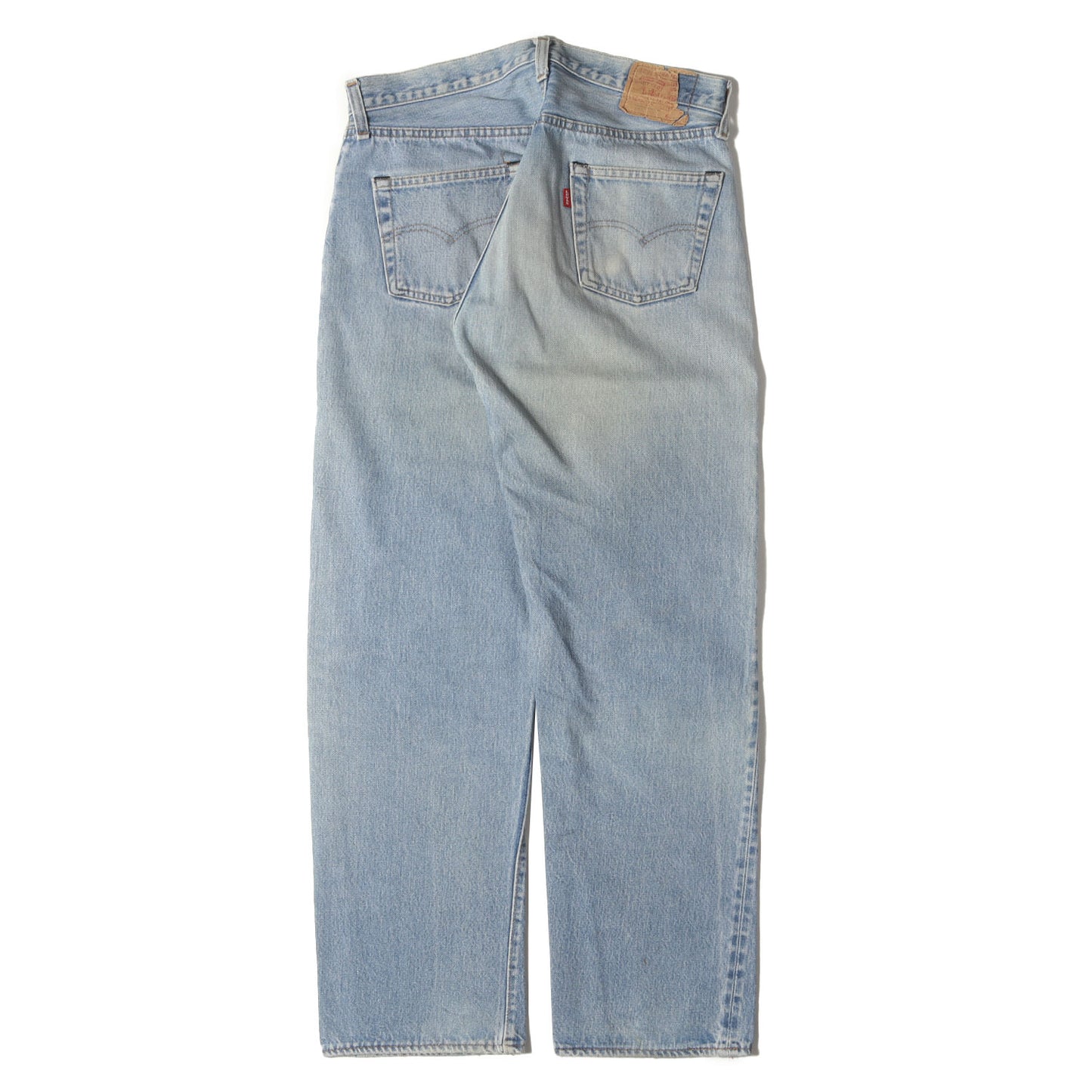 [雰囲気抜群] 80s 501 赤耳 デニムパンツ / ボタン裏刻印524