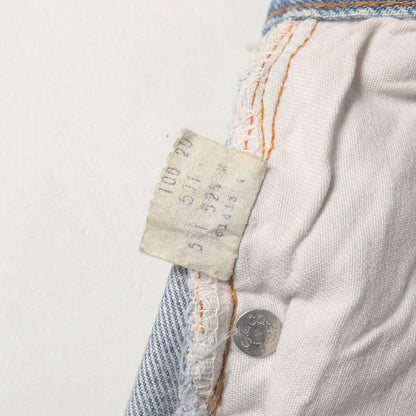 [雰囲気抜群] 80s 501 赤耳 デニムパンツ / ボタン裏刻印524