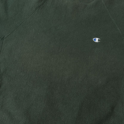 [USA製 刺繍タグ] 90s 目付き モックネック リバースウィーブ スウェット