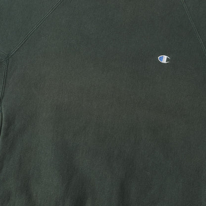 [USA製 刺繍タグ] 90s 目付き モックネック リバースウィーブ スウェット