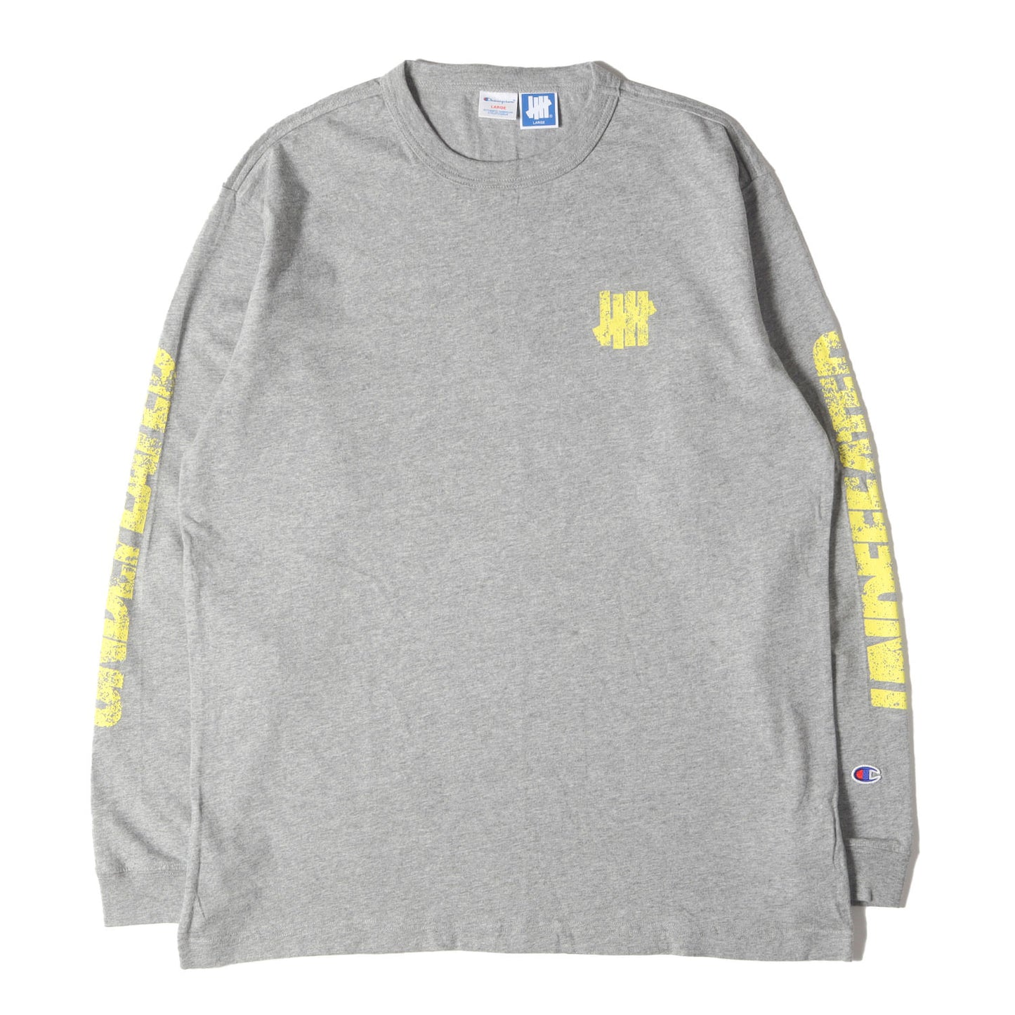 ×Champion ロゴプリント ロングスリーブ Tシャツ