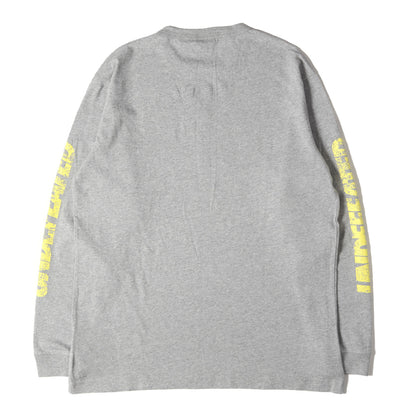 ×Champion ロゴプリント ロングスリーブ Tシャツ