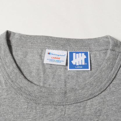 ×Champion ロゴプリント ロングスリーブ Tシャツ
