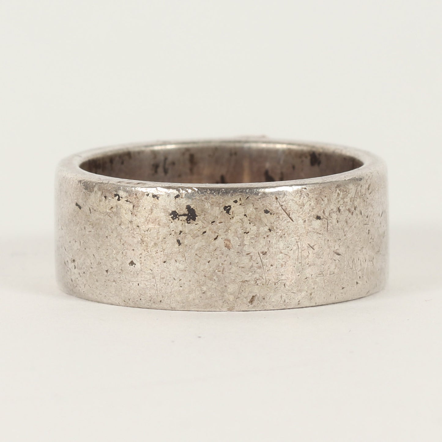 金メタル付き 平打ちリング