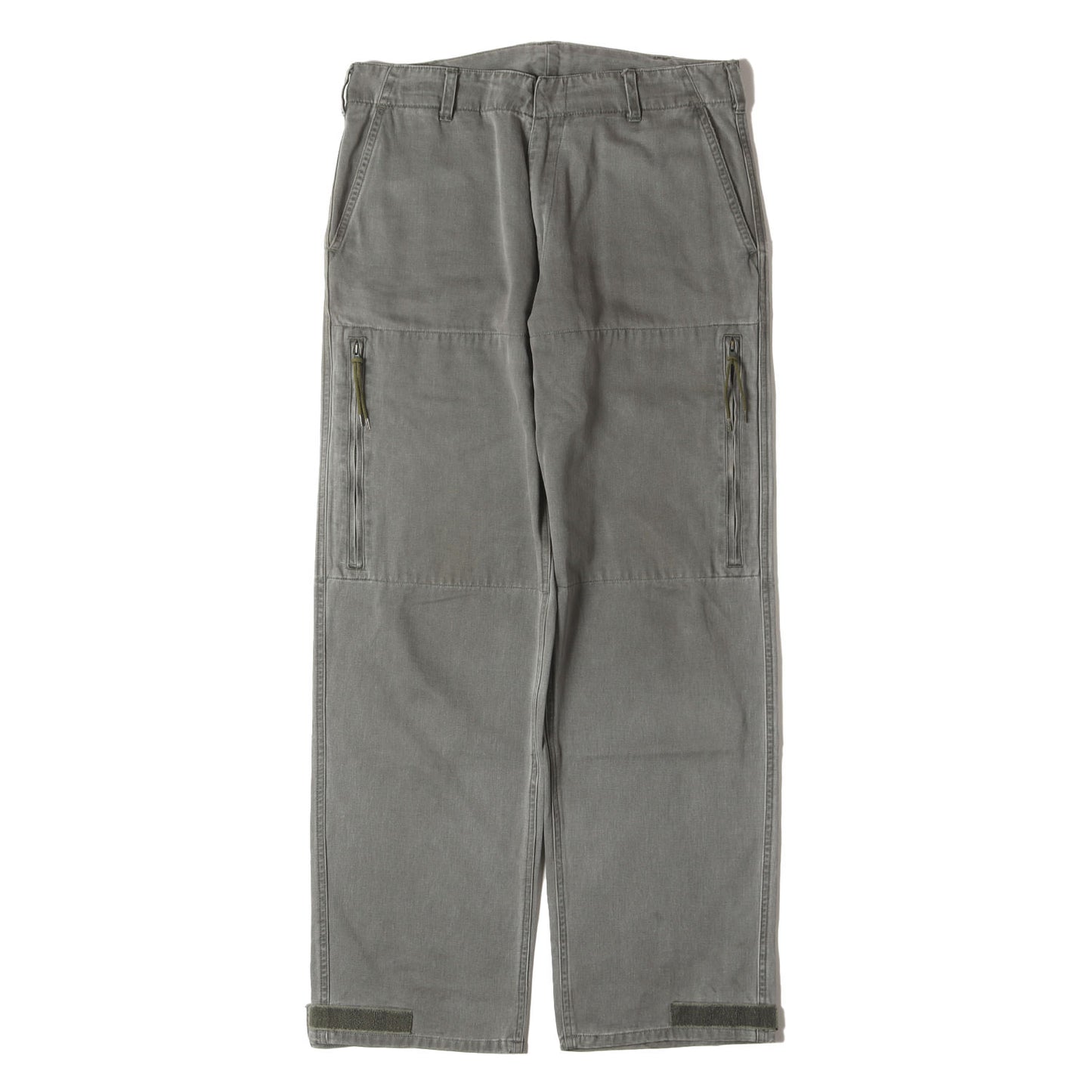 00s 裾ロゴ オーバーダイ加工 コットンツイル パンツ