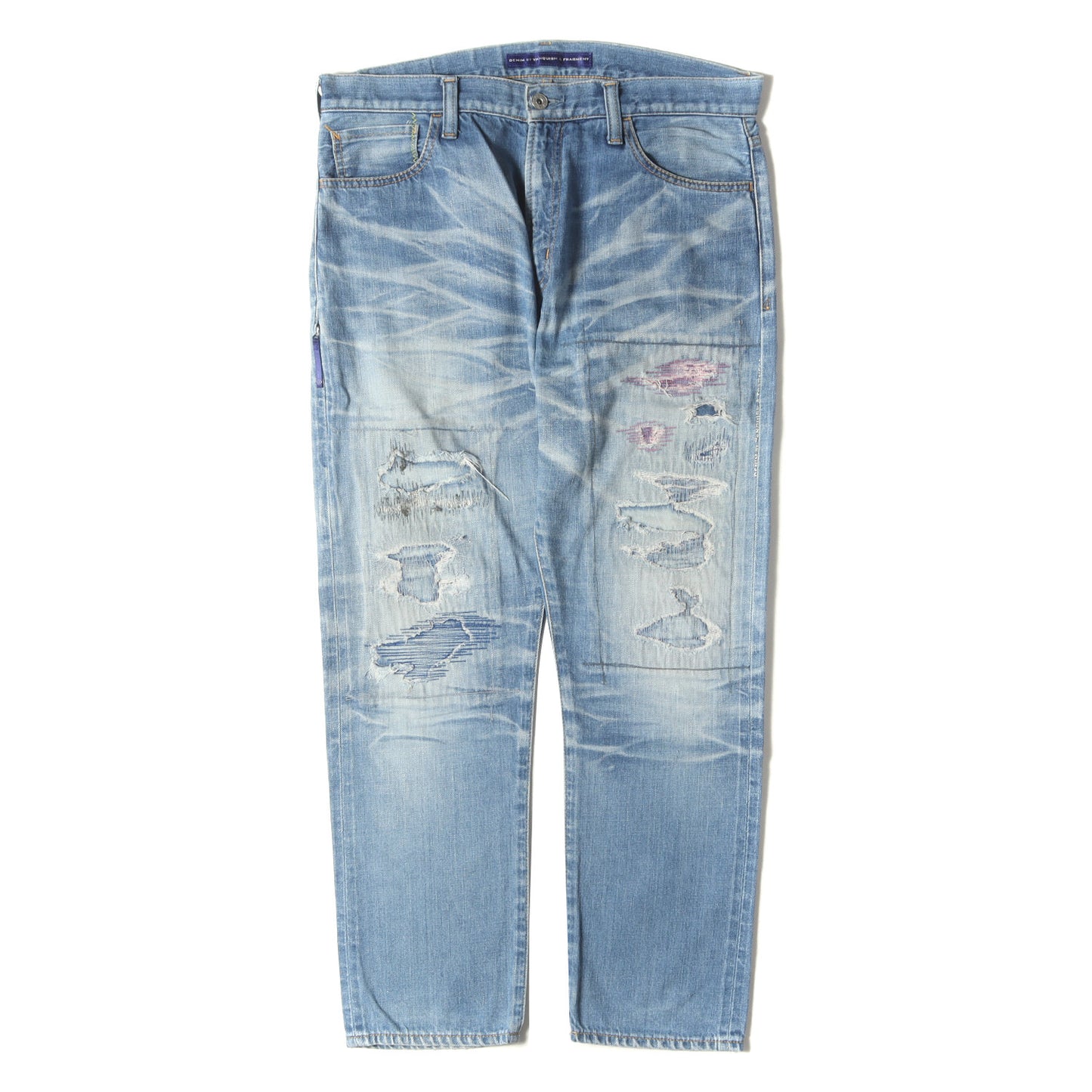 ×fragment design ダメージリペア加工 デニムパンツ