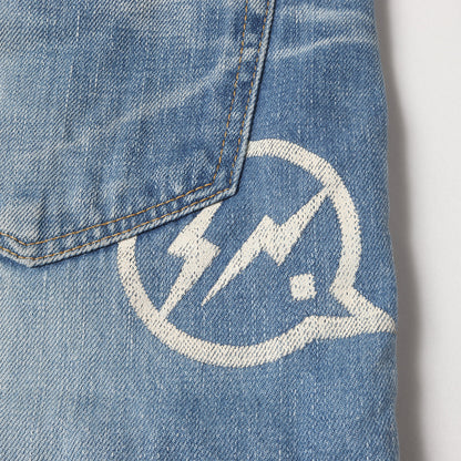 ×fragment design ダメージリペア加工 デニムパンツ