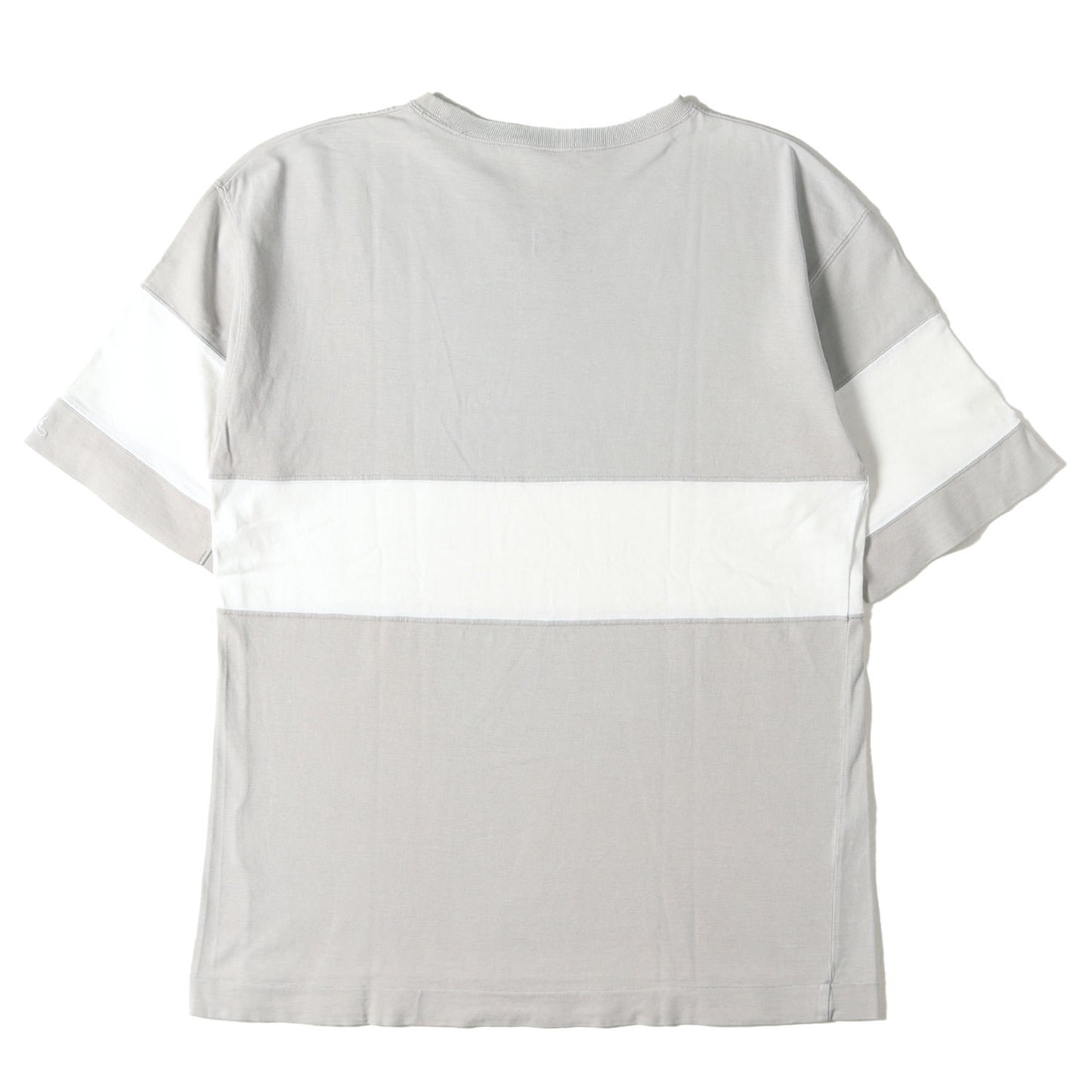 90s ロゴ刺繍 パネルボーダー Tシャツ