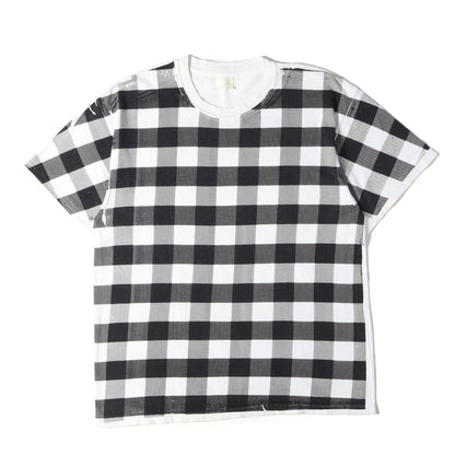 00s GOODENOUGHUK 背ロゴ チェックプリント Tシャツ